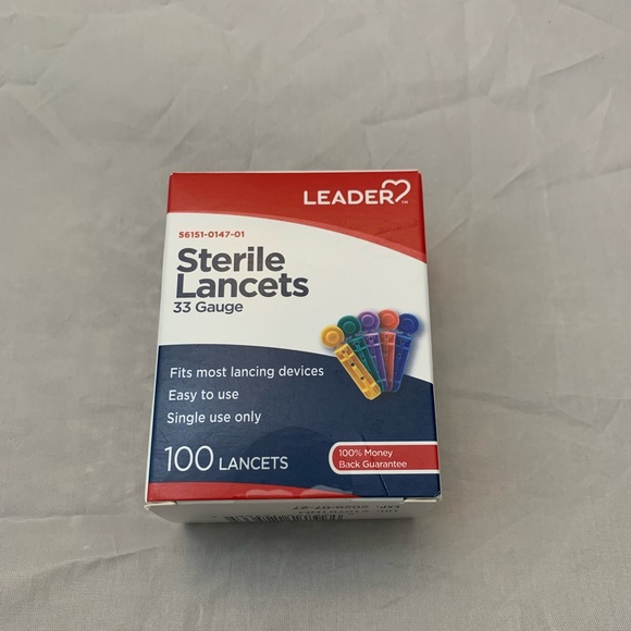 Other Leader Sterile Lancets 33g 10ct Box Of 5 Poshmark
